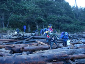 This was what was between us and the ocean