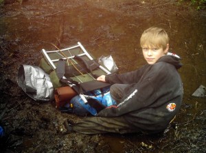 The mud would suck your shoes off if you weren't careful.