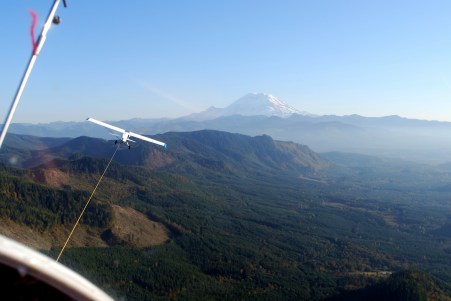 The "aerial tow truck" took us to 4,000 feet.