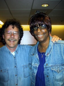 My friend Cecily and me