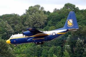 A C-130 landing just a little better than I did.