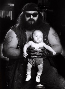 Bones and Harley - in a bar someplace in Sidney, Ohio.